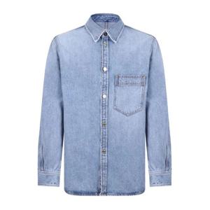 지방시 체스트 포켓 버튼 데님 오버셔츠 BM615W5YD5 452 452