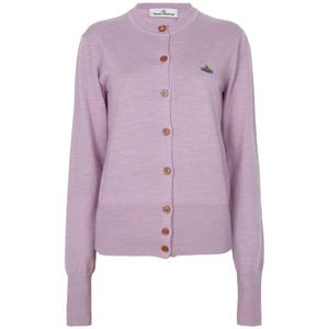 비비안웨스트우드 25FW 핑크멜란지 BEA 울 카디건 1803002P Y0006 G402