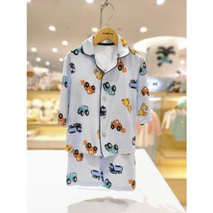 [오가닉맘] 아동 옐포카민모달칠부잠옷 (MLSSSW04)