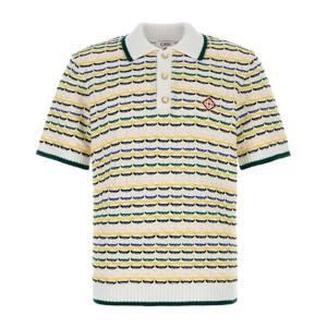 카사블랑카 자수 코튼 폴로 티셔츠 MSP26KW126001 MULTI