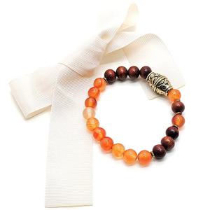 그레이스켈리 카넬리안 원석 오행팔찌 BZ1542