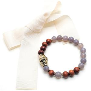 그레이스켈리 그레이 마노 원석 오행팔찌 BZ1543