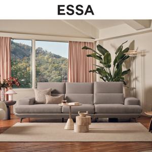 [에싸] 프랭키 3.5인 하프스윙기능 카시미라 패브릭 소파