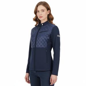 제이린드버그  지포어 여성 하이브리드 퀼티드 나일론 & 테크 인터락 슬림 핏 자켓 (G4LS23O18-TWLT)