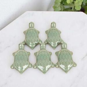 청자 거북이 수저받침 5P세트