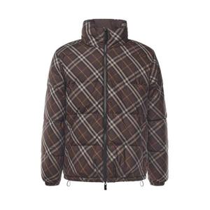 버버리 리버시블 체크 스노든 푸퍼 자켓 8115565 B2412 Truffle