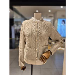 [케네스레이디] 꽈베기프릴 가디건 (EKCDPK0403)