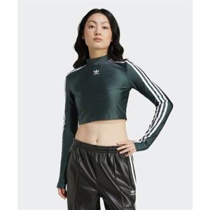 아디다스 3S 크롭 긴팔 티 - 미드그린 IY4664 249487