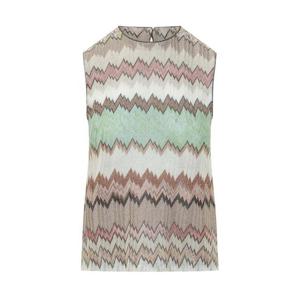 미소니 반팔 티셔츠 DS26SK0KBR014W SM9Y3 MULTICOLOR WHT