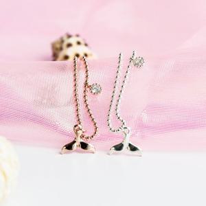 [폭스타일] [실버] 돌핀 테일 팔찌