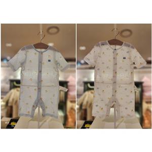 밍크뮤ch 도트프릇멀티주주7부우주복2종택(출산신생아유아베이비돌) (3637004111)