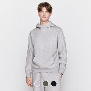 [지오다노] 남성 봄 간절기 솔리드 무지 면 테리 후드 티셔츠 026510