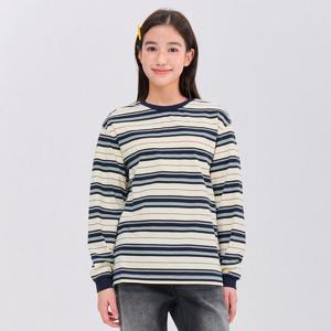 [오션스카이]공용 스트라이프 긴팔 티셔츠-EEJB5113B04