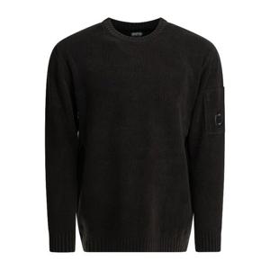 CP컴퍼니 크루넥 리브 니트 풀오버 스웨터 19CMKN017A 005558G9