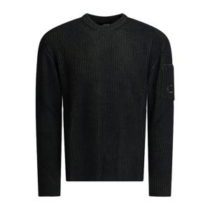 CP컴퍼니 리브 니트 패치 포켓 크루넥 스웨터 19CMKN307A 00617