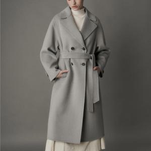 [코인코즈][정가499,000원]코인코즈 핸드메이드 더블 단추 벨티드 코트_DW4WH412