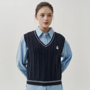 [코인코즈][정가99,000원]코인코즈 브이넥 니트 조끼_DZ5SV051