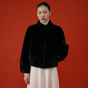 [코인코즈][정가199,000원]하이넥 페이크 퍼 자켓_CC5WM451