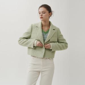 [코인코즈][정가283,000원]코인코즈 카라 트위드 자켓_DW5SJ107