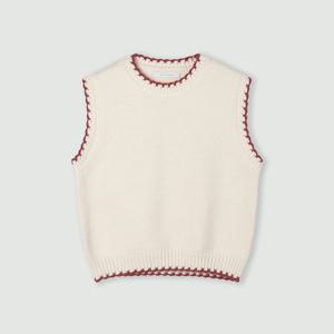 [코인코즈][정가59,000원]스티치 니팅 베스트_CD5WV502