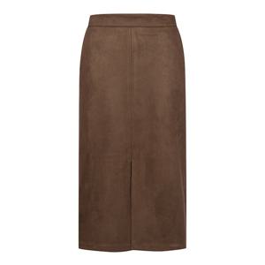 [코인코즈][정가149,000원]코인코즈 앞트임 스웨이드 스커트_DW4WS139