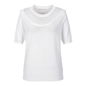 [코인코즈][정가99,000원]코인코즈 레이스 넥 라운드 반팔 니트_DZ4MP076