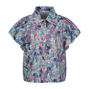 [코인코즈][정가129,000원]코인코즈 블룸 반팔 블라우스_DZ4MB080