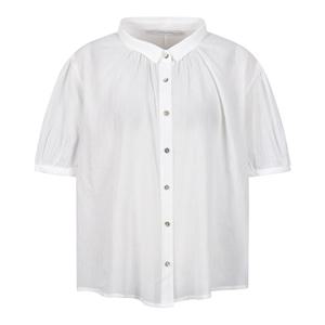 [코인코즈][정가99,000원]코인코즈 숏카라 셔링 반팔 블라우스_DW4MB718