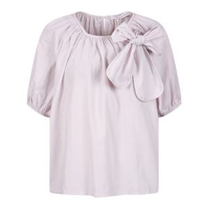 [코인코즈][정가99,000원]코인코즈 리본 포인트 라운드 블라우스_DZ4MB071