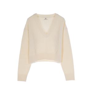 [엘러브] 새상품 에르메스 25FW H 보야지 롱슬리브 스웨터 36 블랑나뛰렐 6HA0058