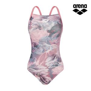 [아레나공식] 블루밍미스트 원피스 더블 크로스 스트랩 타이백 A6SL1LO63PNK