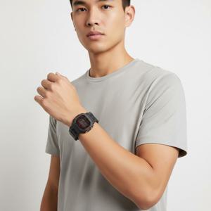 클리어런스지샥 DW-B5600G-1DR (DW-B5600G-1) 5600 시리즈 디지털 스퀘어 스포츠 군인 블루투스 클리어 남성 우레탄