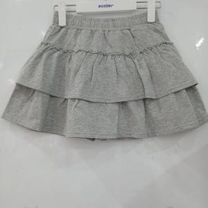 [에꼴리에][모다부평]코튼 프릴 캉캉 스커트/26PT881GY_BP