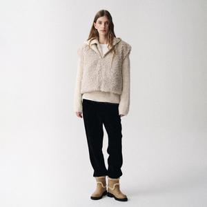 플레이블 여성 파피 플리스 후드 베스트_PD5WV510