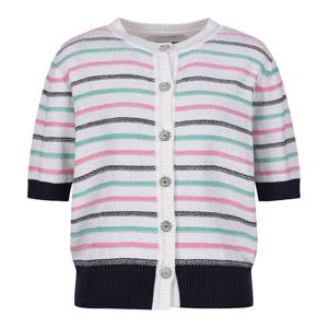 [코인코즈][정가116,000원]코인코즈 스트라이프 반팔 컬러 니트_DK4MD601