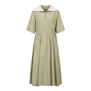 [코인코즈][정가233,000원]코인코즈 반집업 카라 스트링 원피스_DW4MO308