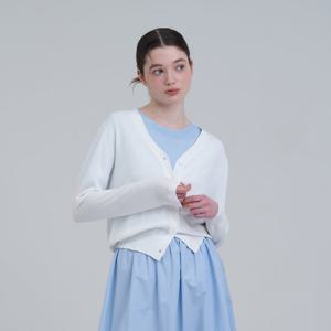 [코인코즈][정가129,000원]코인코즈 브이넥 베이직 숏 가디건_DZ4MD047