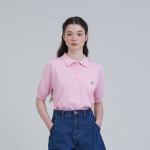 [코인코즈][정가129,000원]코인코즈 베이직 심플 카라 반팔 니트_DZ4MP062