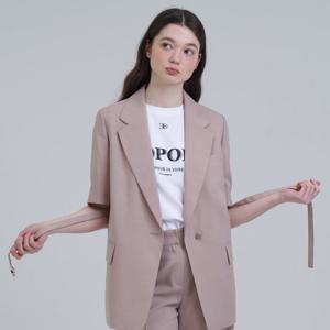 [코인코즈][정가249,000원]코인코즈 허리 스트랩 반팔 자켓_DW4MJ106