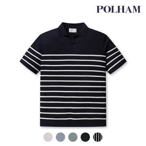 [폴햄][폴햄] 남성 슬릿넥 반팔 카라_PHE2ET1020
