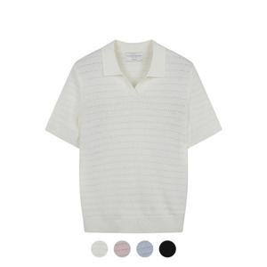 [폴햄][폴햄] 여성 펀칭 슬릿 카라 풀오버 니트 _PHE2ET2333