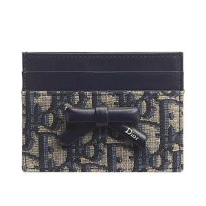디올 Dior Oblique Freesia 보우 카드 지갑 S2500OUQY_M928