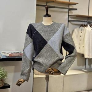 [반에이크]VB5ZKTM317Z_마카오 아가일 니트