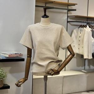 [반에이크]VB5ZTSM321Z_피치 기모 반팔 티셔츠