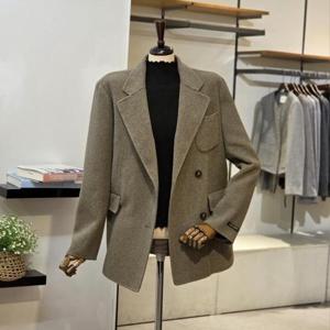 [반에이크]VB5YJKM131Z_아웃 포켓 핸드메이드 자켓