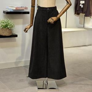 [반에이크]VB5YSLM303Z_겹주름 와이드 팬츠