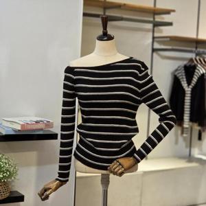 [반에이크]VB5YTSM303Z_언발 골지 단가라 니트