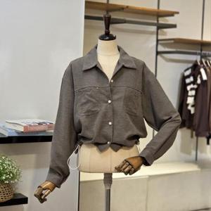 [반에이크]VB5XBLM303Z_더블 포켓 스트링 셔츠