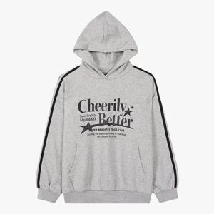 [더데이걸]소매 두줄 박시 후드티셔츠TGMH26103