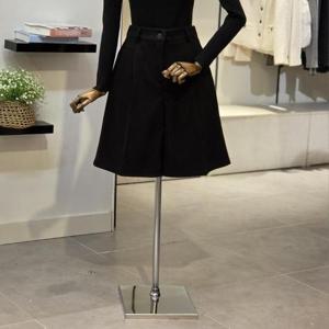 [반에이크]VB5ZSLM311Z_모직 백밴딩 버뮤다 팬츠